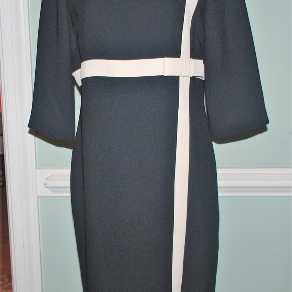 NWOT ala Jackie Kenney Classic Black Bow Dress - Picture 3 of 7